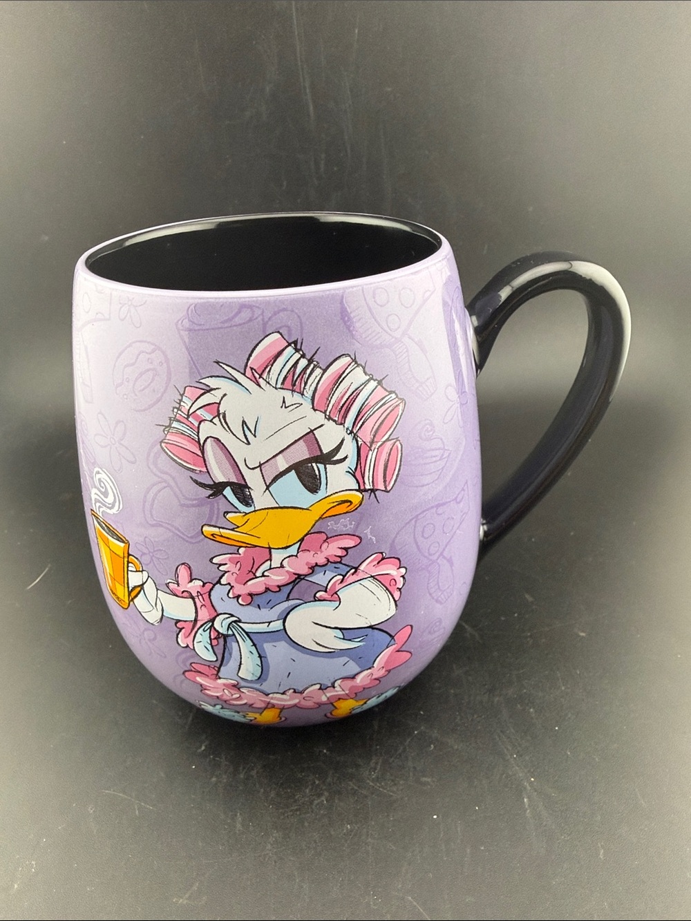 Disney DAISY DUCK "Bold & Sweet  Just Like My  Coffee"Ceramic Large Coffee Cup